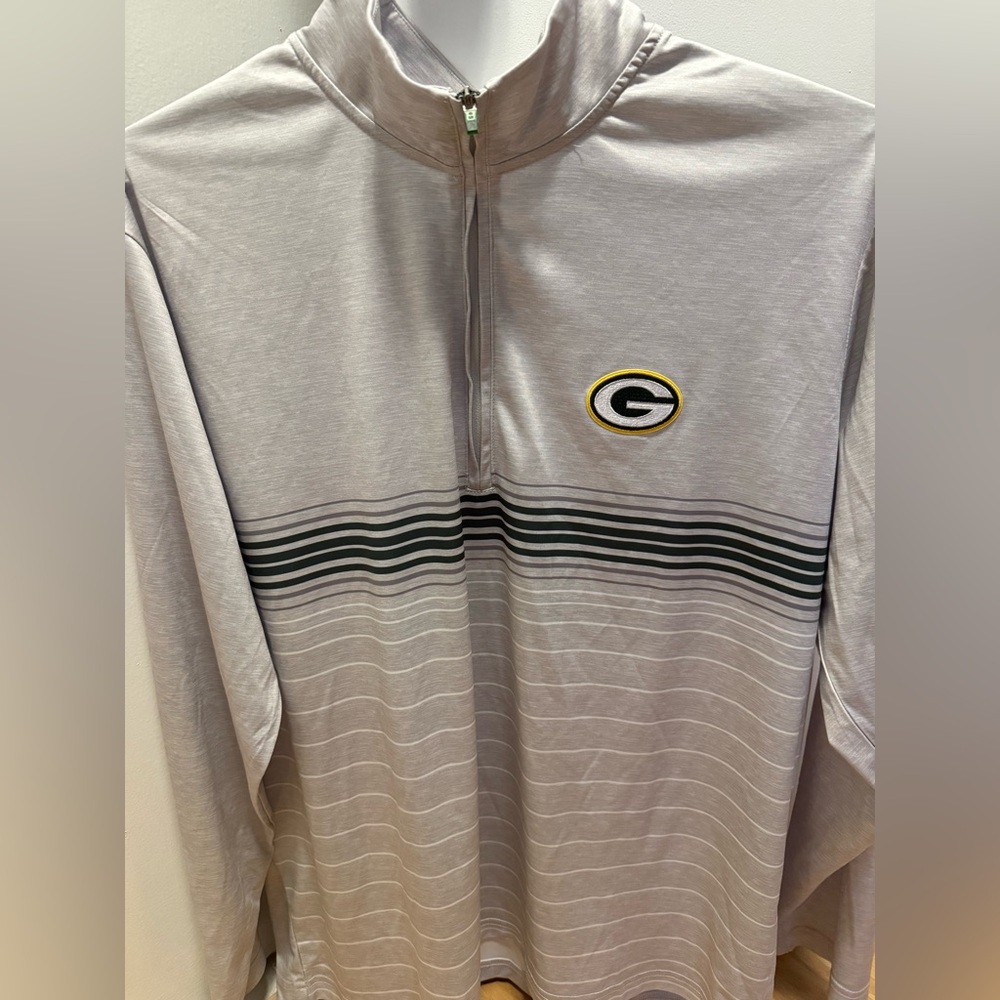 Green Bay Packers Men’s Quarter Zip XL.